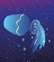 Aquarius: cosmic "outflows"