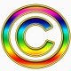 rainbow copyright