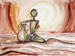 Sunset African style